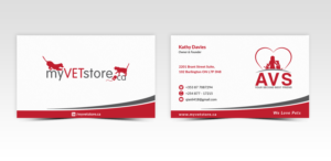 Business Card Design by Pointless Pixels India for Acumenex Veterinary Solutions | Design #16023253