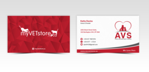 Business Card Design by Pointless Pixels India for Acumenex Veterinary Solutions | Design: #16023268