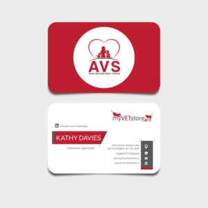 Business Card Design by Rusho for Acumenex Veterinary Solutions | Design: #16097240