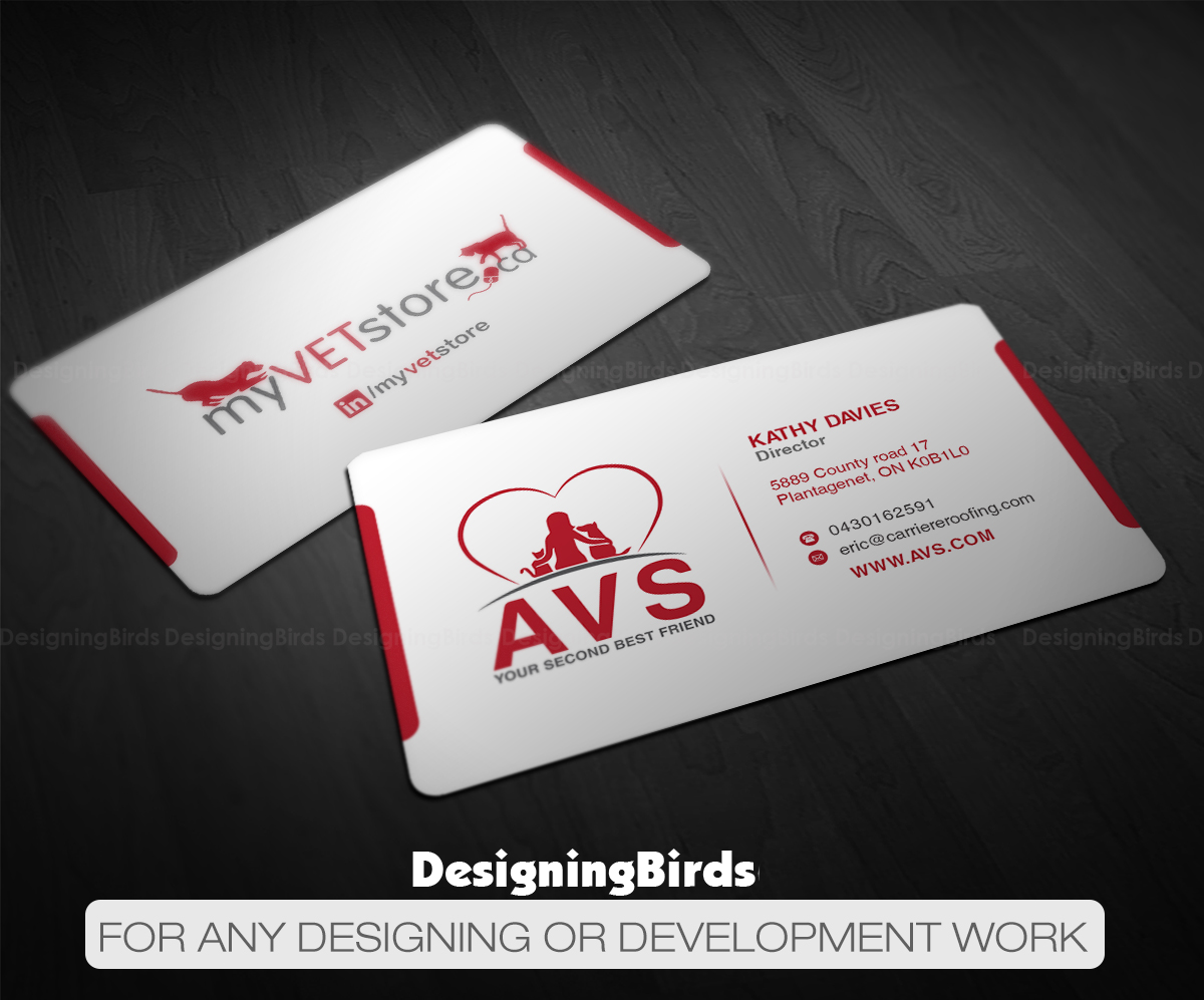 Business Card Design by Designing Birds for Acumenex Veterinary Solutions | Design #16023229