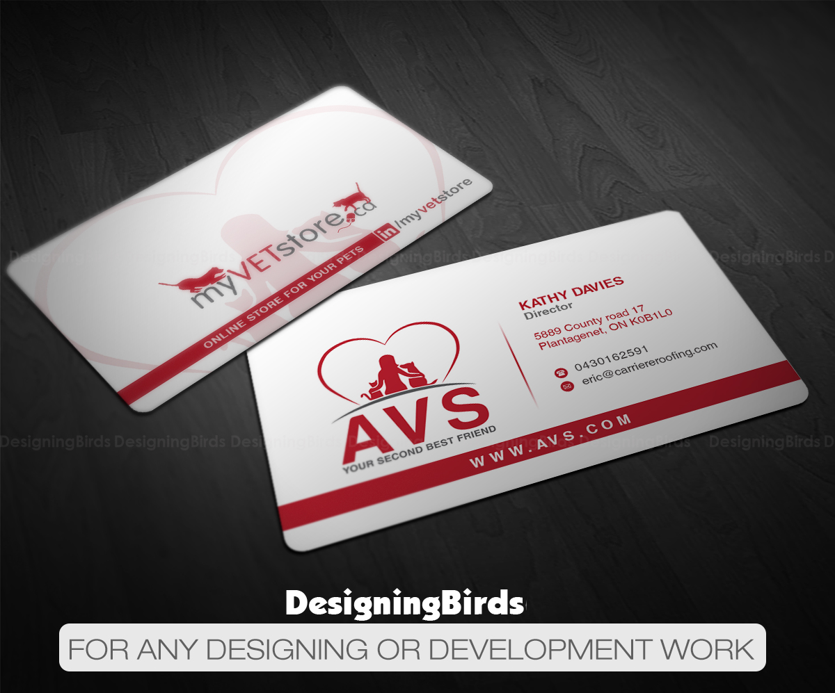 Business Card Design by Designing Birds for Acumenex Veterinary Solutions | Design #16023678
