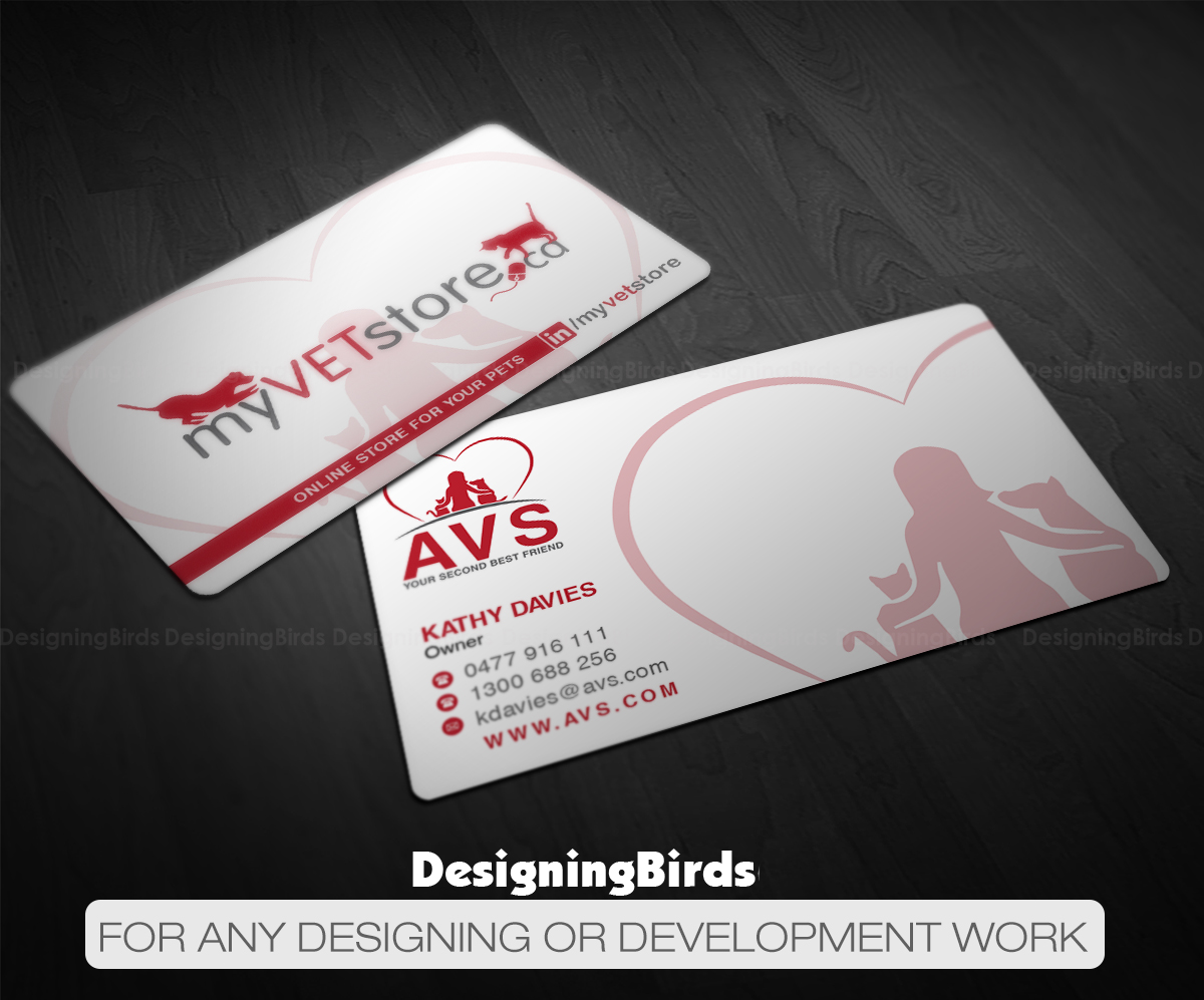 Business Card Design by Designing Birds for Acumenex Veterinary Solutions | Design #16024204