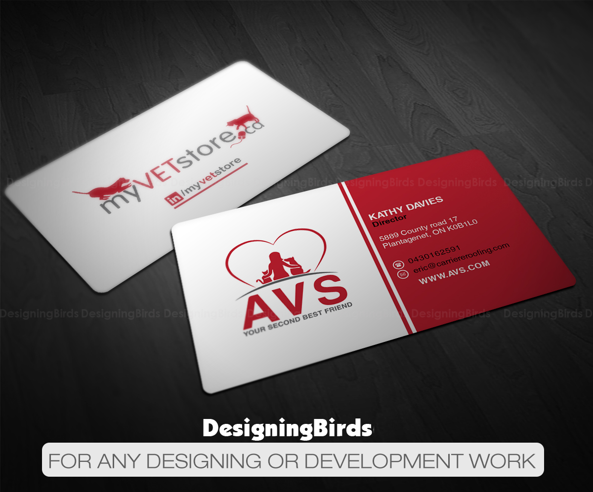 Business Card Design by Designing Birds for Acumenex Veterinary Solutions | Design #16024312