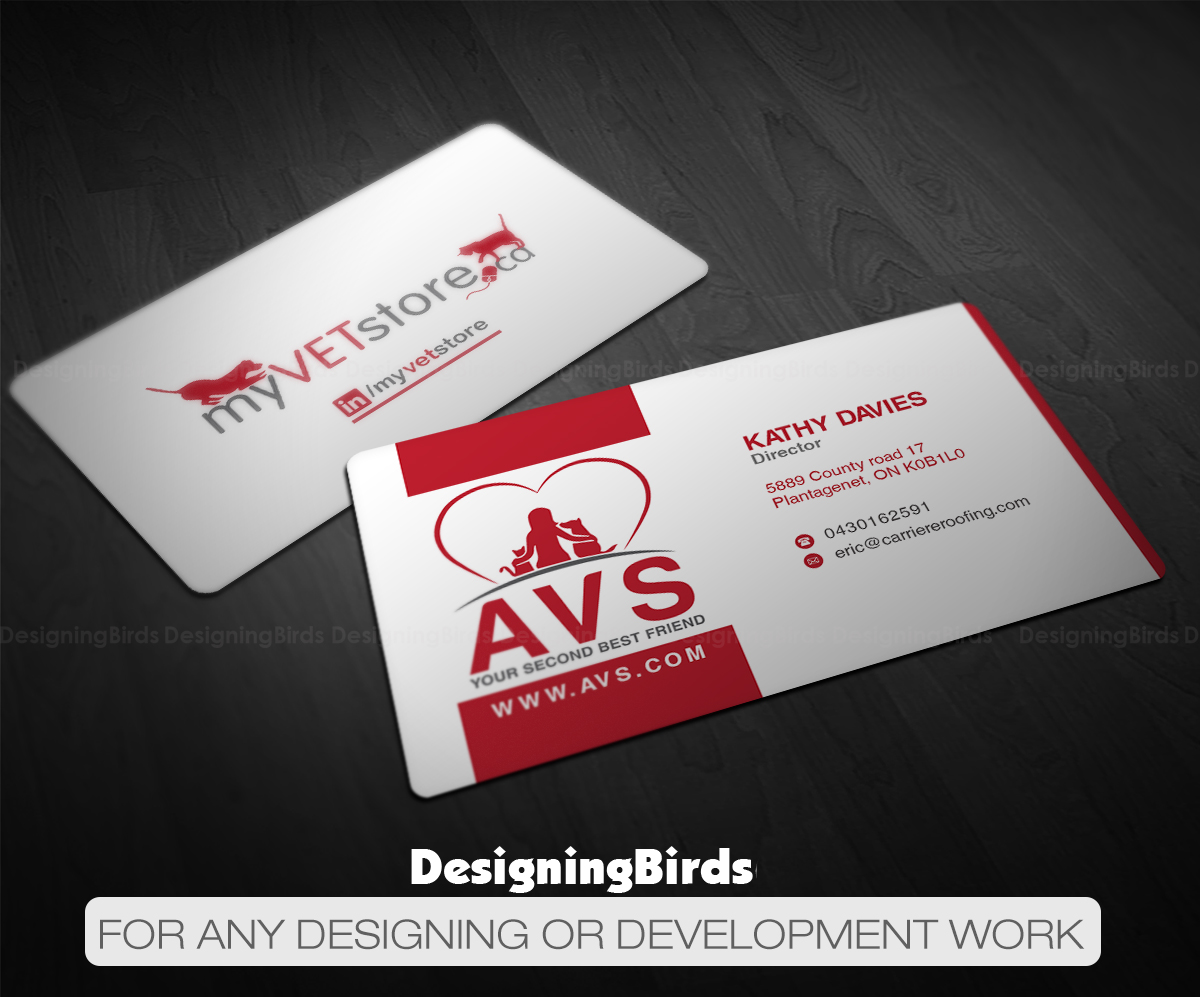 Business Card Design by Designing Birds for Acumenex Veterinary Solutions | Design #16024514