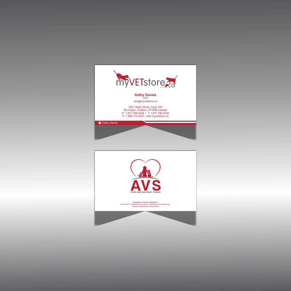 Design de Carte de Visite par g234t_d4y pour Acumenex Veterinary Solutions | Design #16068726
