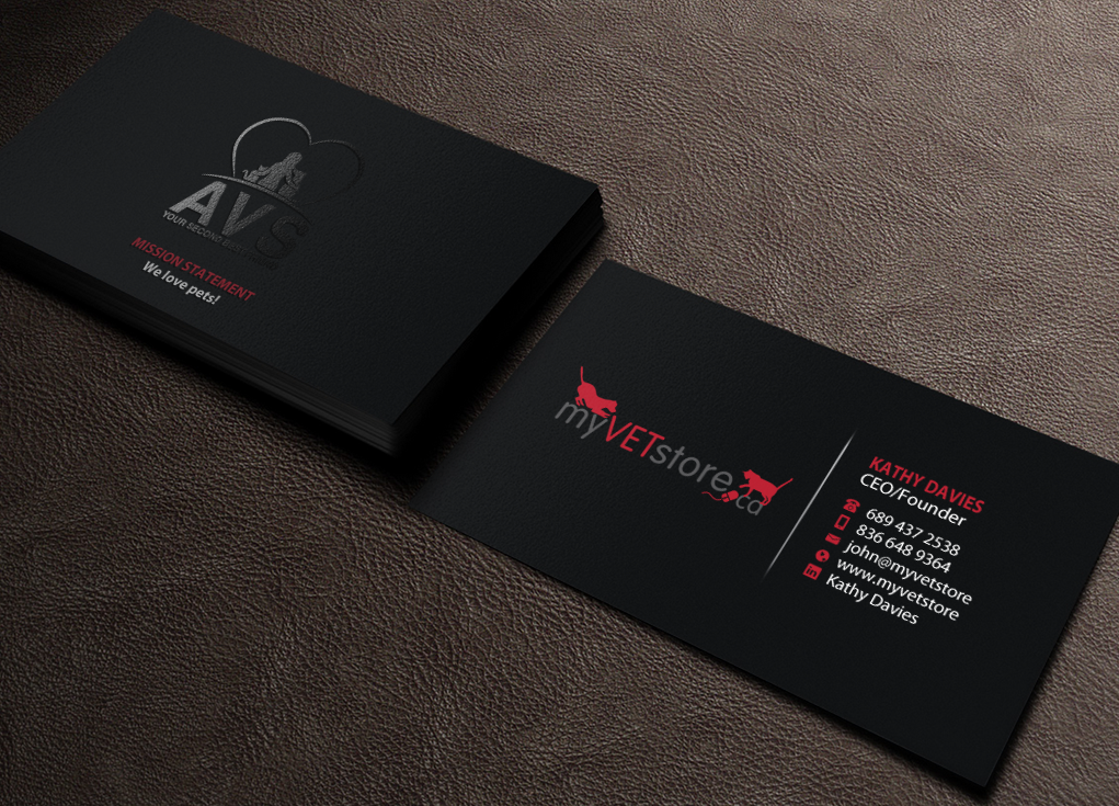Business Card Design by Brand aid for Acumenex Veterinary Solutions | Design #16028265
