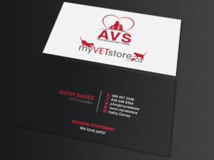 Business Card Design by chandrayaan.creative for Acumenex Veterinary Solutions | Design: #16027661