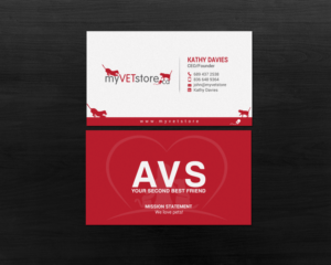 Business Card Design by chandrayaan.creative for Acumenex Veterinary Solutions | Design: #16027664