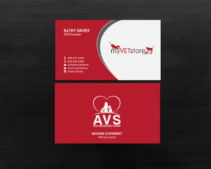 Business Card Design by chandrayaan.creative for Acumenex Veterinary Solutions | Design: #16027731
