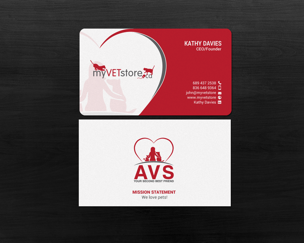 Business Card Design by chandrayaan.creative for Acumenex Veterinary Solutions | Design #16027811