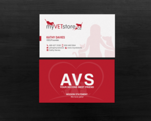 Business Card Design by chandrayaan.creative for Acumenex Veterinary Solutions | Design: #16027814