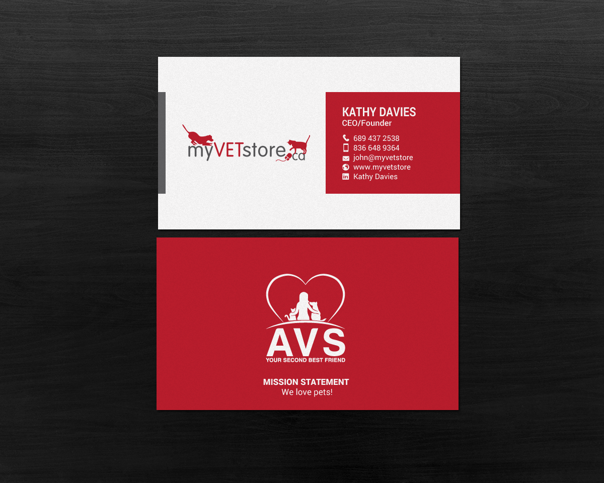 Business Card Design by chandrayaan.creative for Acumenex Veterinary Solutions | Design #16027857