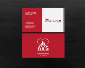Business Card Design by chandrayaan.creative for Acumenex Veterinary Solutions | Design: #16027858