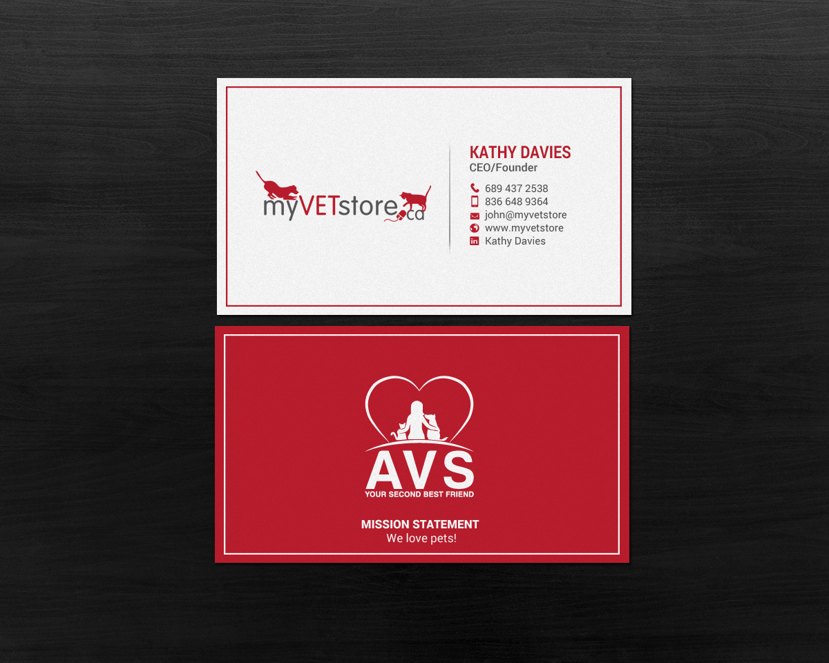 Business Card Design by chandrayaan.creative for Acumenex Veterinary Solutions | Design #16027861