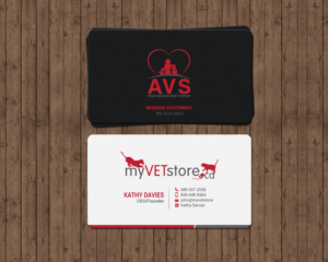 Business Card Design by chandrayaan.creative for Acumenex Veterinary Solutions | Design: #16027902