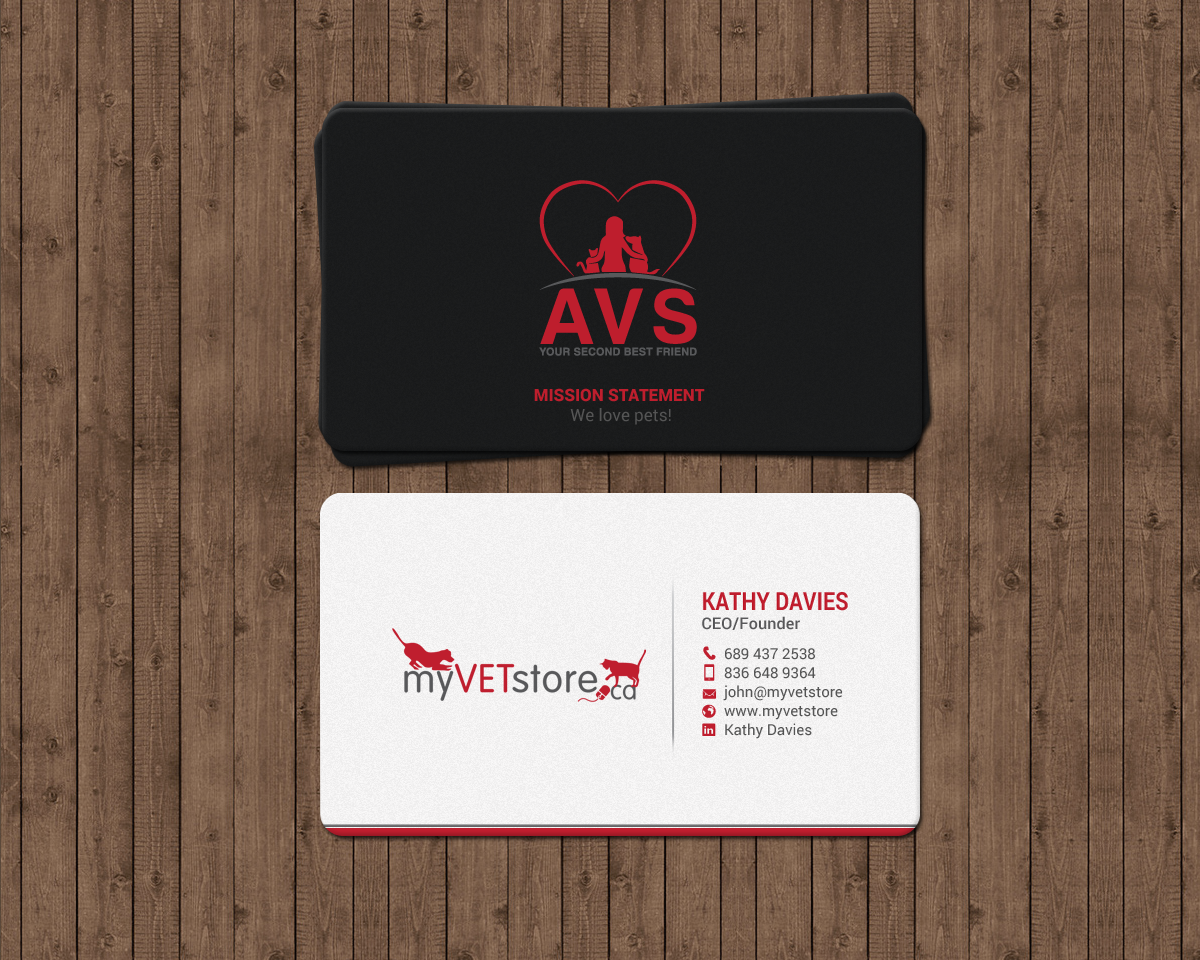 Business Card Design by chandrayaan.creative for Acumenex Veterinary Solutions | Design #16027903