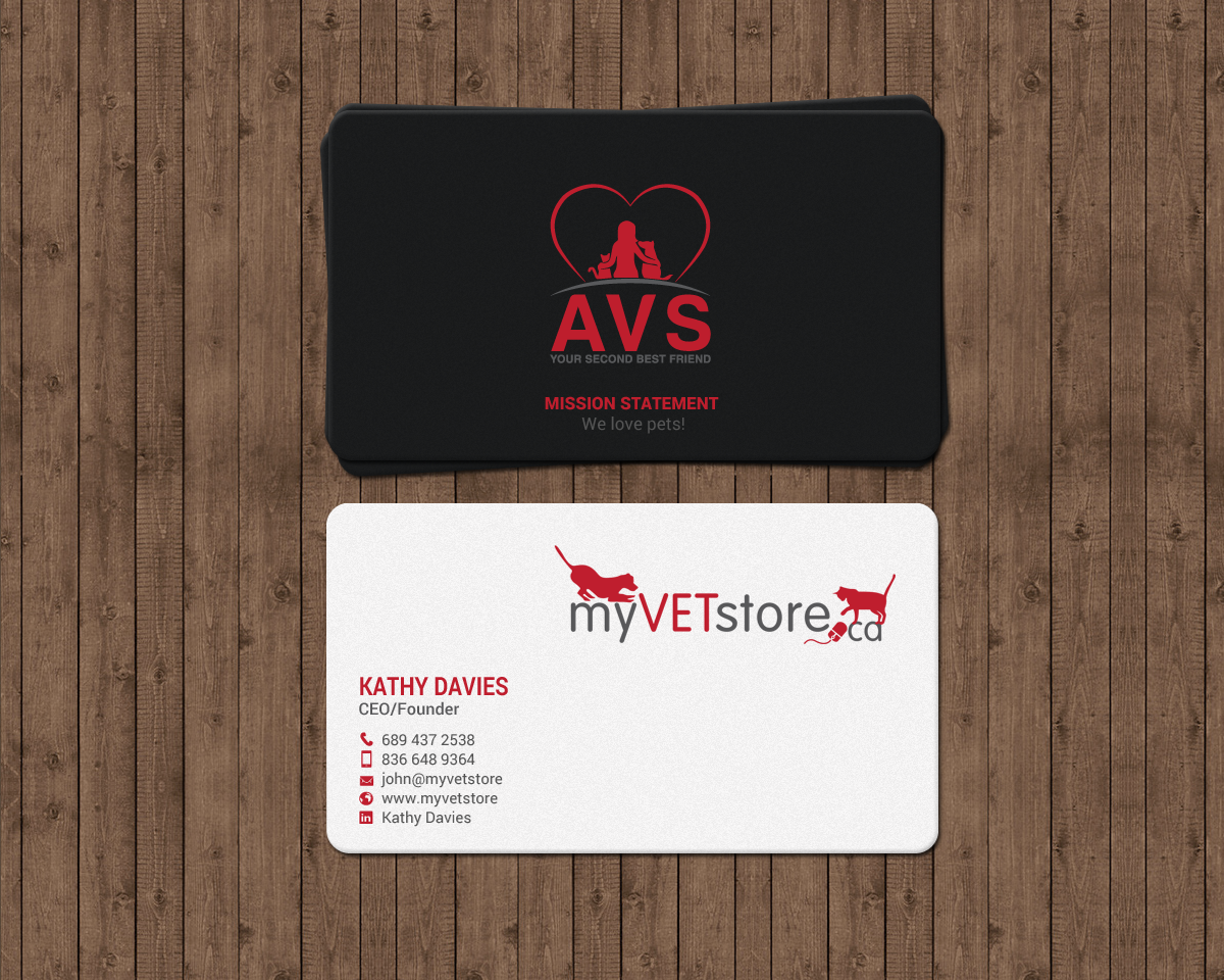 Business Card Design by chandrayaan.creative for Acumenex Veterinary Solutions | Design #16027905