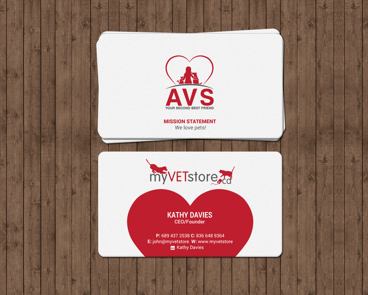 Business Card Design by chandrayaan.creative for Acumenex Veterinary Solutions | Design #16027929