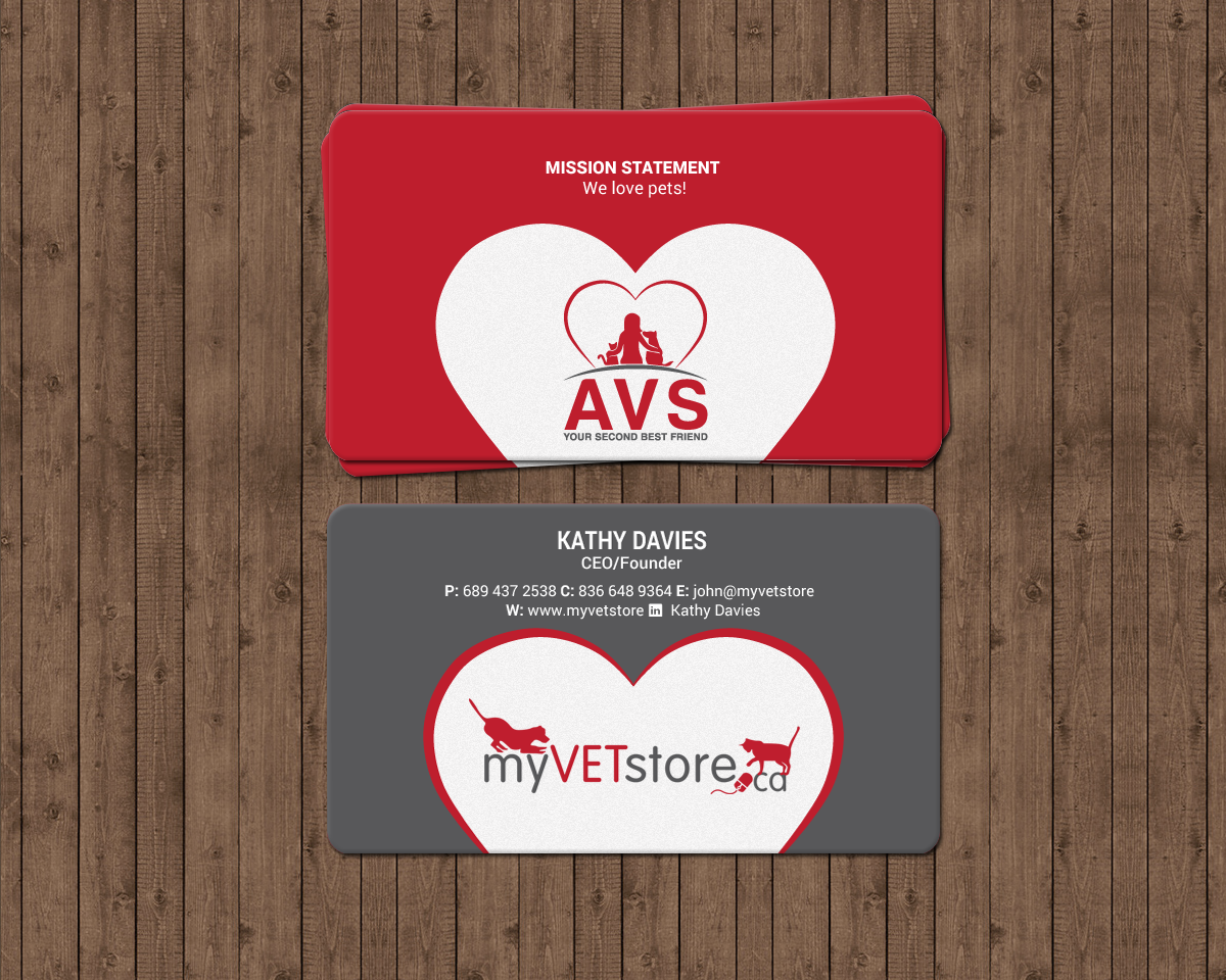 Business Card Design by chandrayaan.creative for Acumenex Veterinary Solutions | Design #16027930