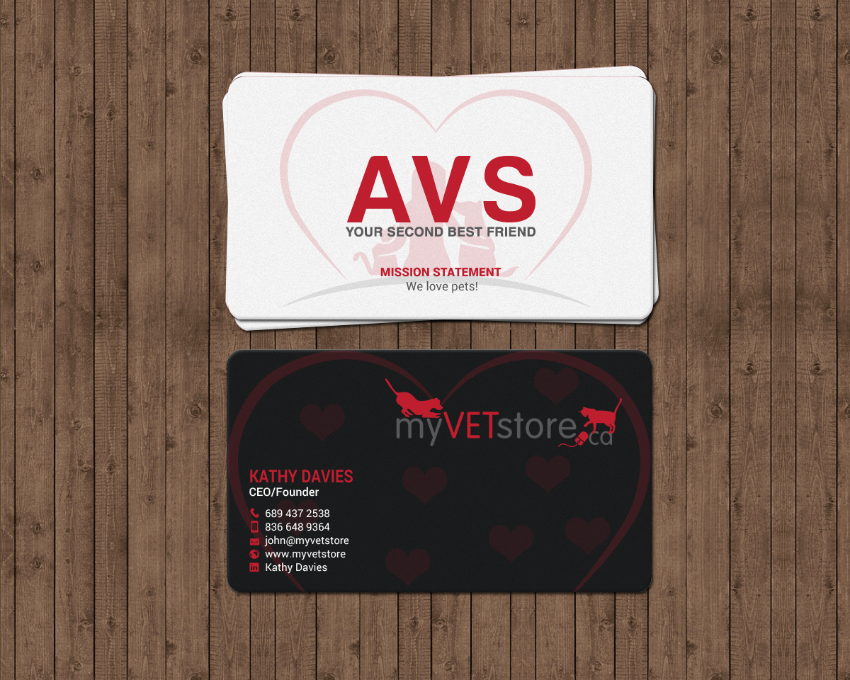 Business Card Design by chandrayaan.creative for Acumenex Veterinary Solutions | Design #16028047