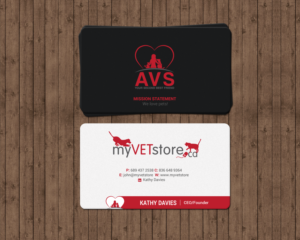 Business Card Design by chandrayaan.creative for Acumenex Veterinary Solutions | Design: #16028050