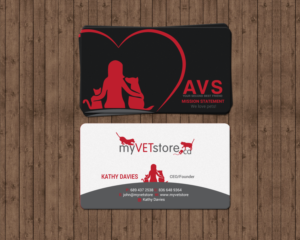 Business Card Design by chandrayaan.creative for Acumenex Veterinary Solutions | Design: #16028071