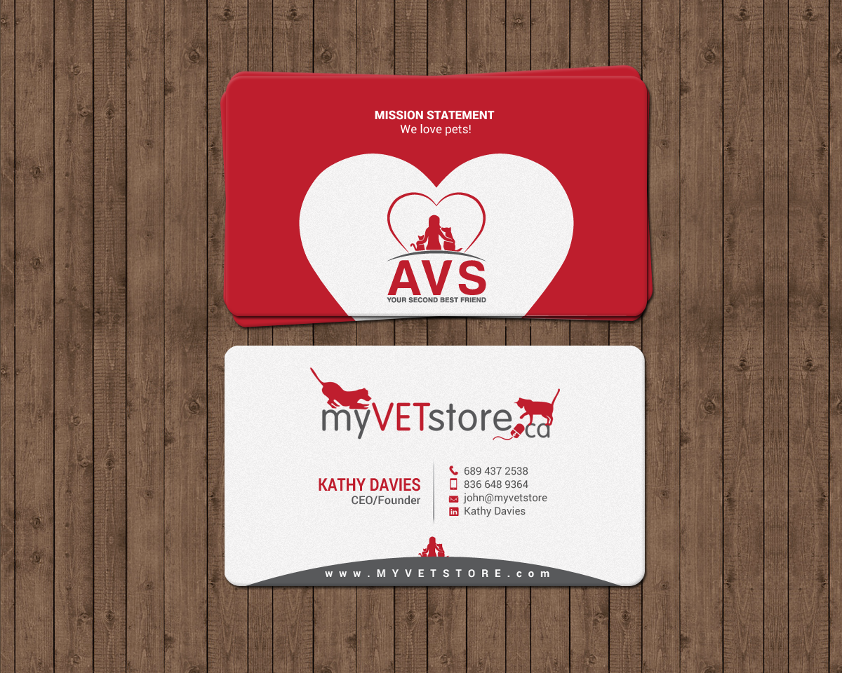 Business Card Design by chandrayaan.creative for Acumenex Veterinary Solutions | Design #16028072