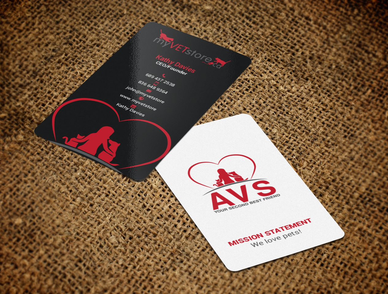 Visitenkarten-Design von chandrayaan.creative für Acumenex Veterinary Solutions | Design #16028141