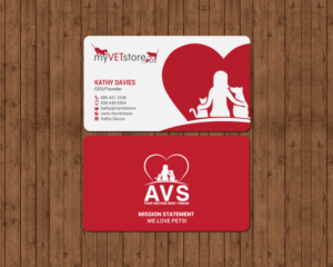 Business Card Design by chandrayaan.creative for Acumenex Veterinary Solutions | Design: #16122402