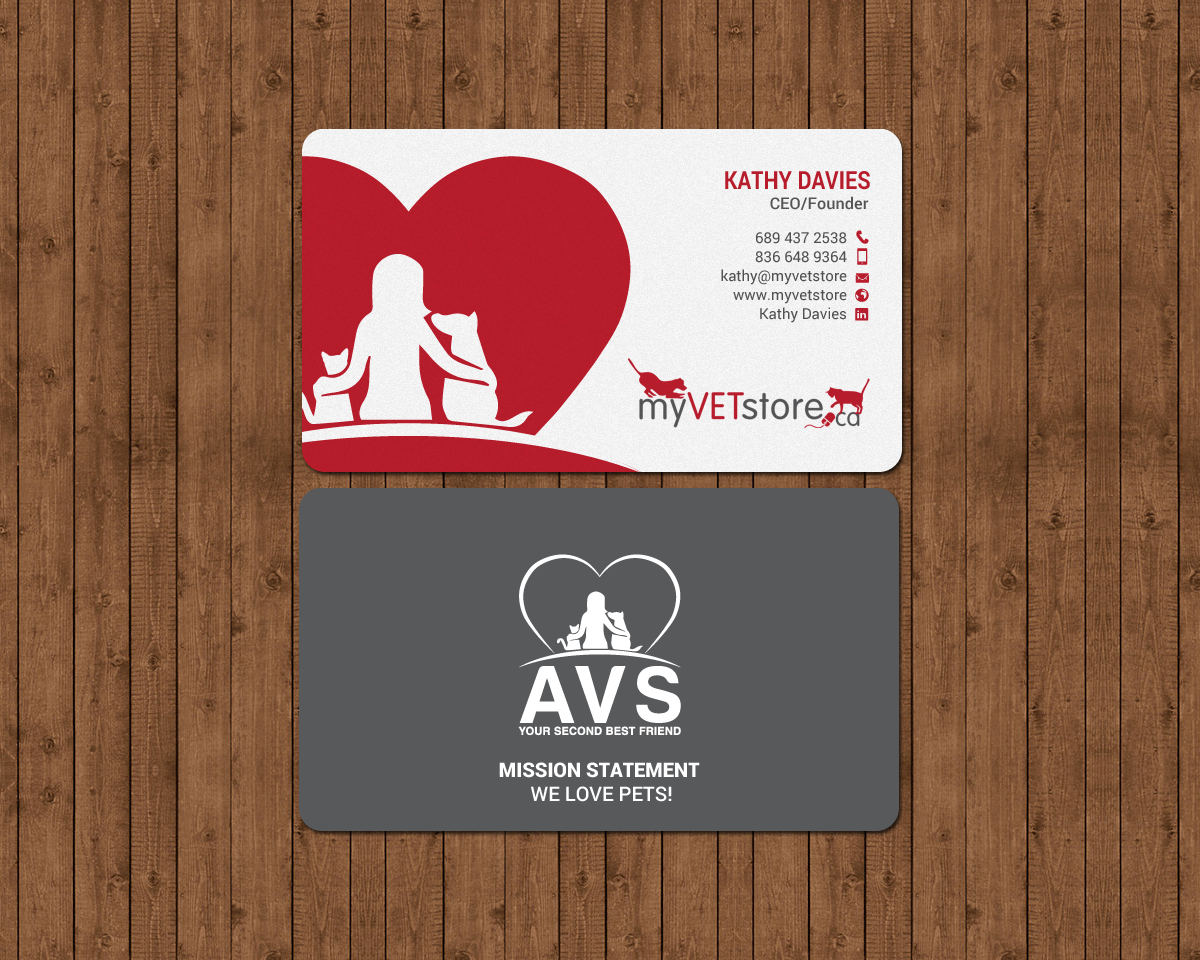 Visitenkarten-Design von chandrayaan.creative für Acumenex Veterinary Solutions | Design #16122404