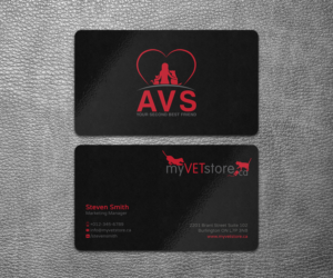 Business Card Design by SS_Designs for Acumenex Veterinary Solutions | Design: #16027792