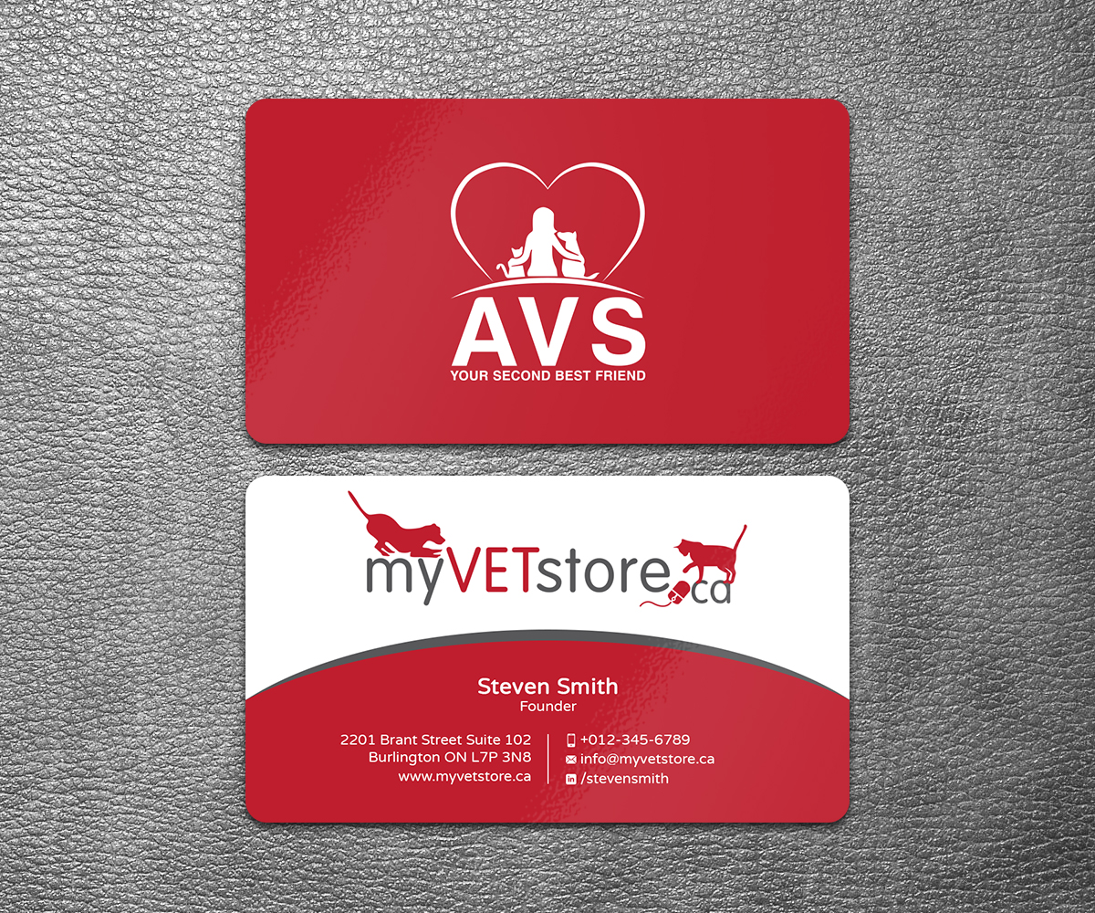 Visitenkarten-Design von SS_Designs für Acumenex Veterinary Solutions | Design #16028057