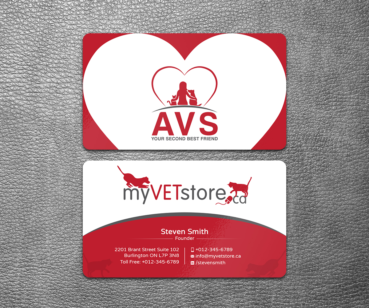 Diseño de Tarjeta de Presentación por SS_Designs para Acumenex Veterinary Solutions | Diseño #16033389