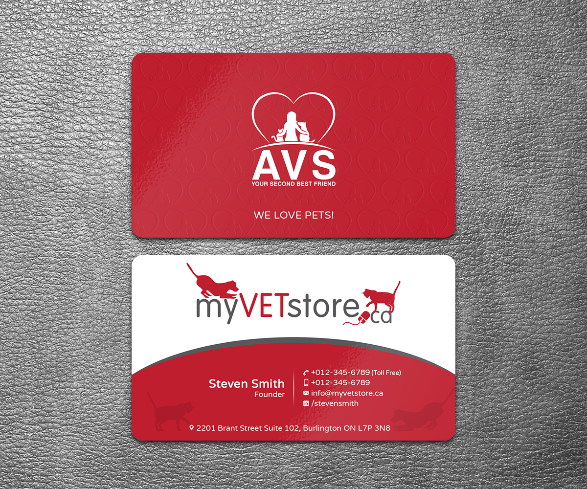 Diseño de Tarjeta de Presentación por SS_Designs para Acumenex Veterinary Solutions | Diseño #16033730