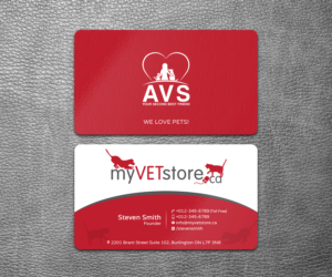 Diseño de Tarjeta de Presentación por SS_Designs para Acumenex Veterinary Solutions | Diseño: #16033730