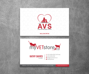 Business Card Design by SS_Designs for Acumenex Veterinary Solutions | Design: #16058779