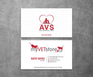 Business Card Design by SS_Designs for Acumenex Veterinary Solutions | Design: #16058780