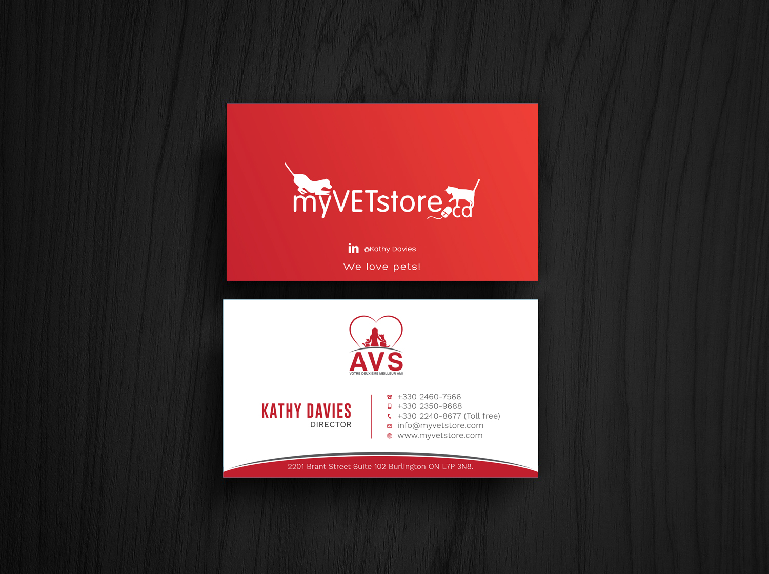 Business Card Design by Graphic Flame for Acumenex Veterinary Solutions | Design #16026324