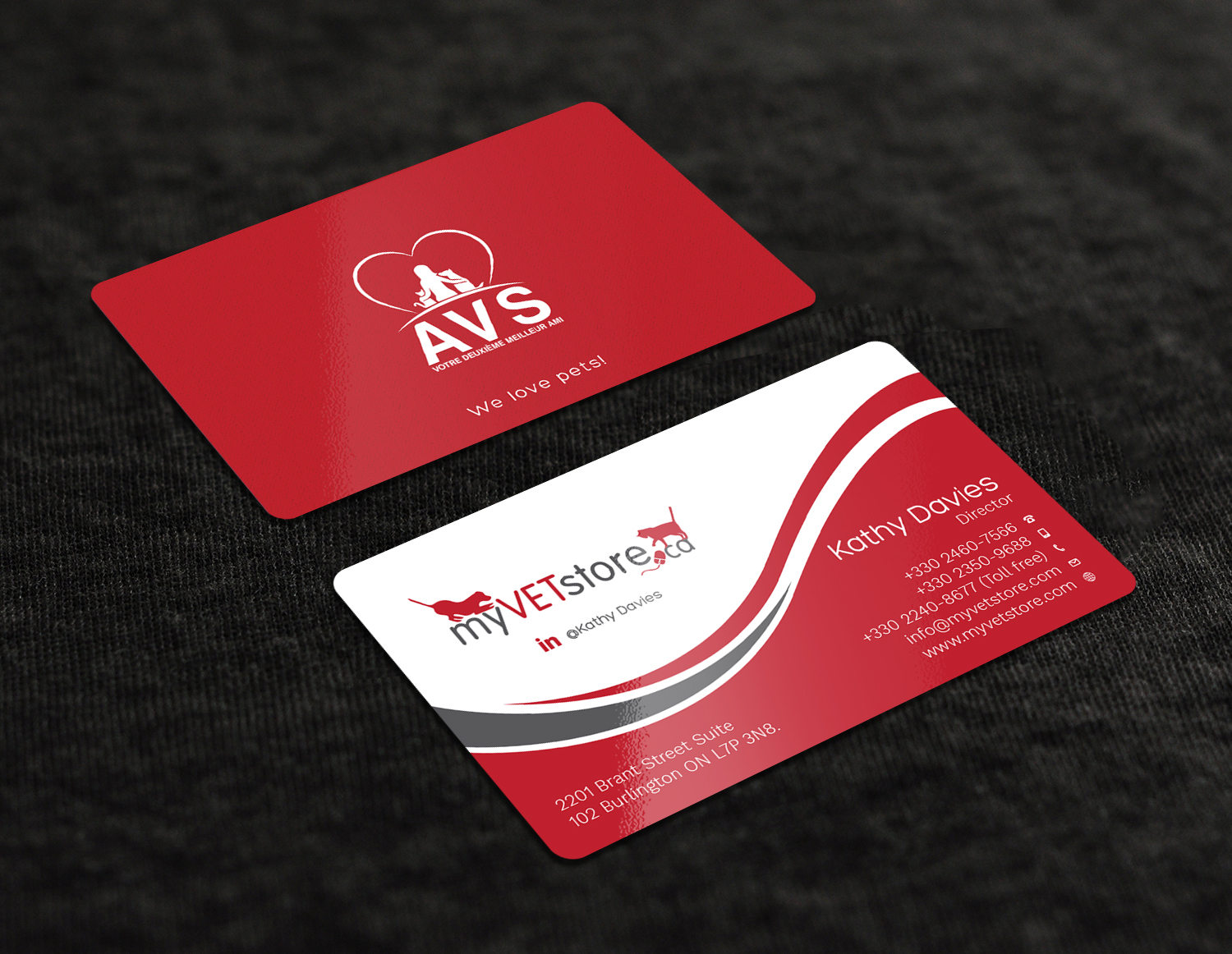 Design de Carte de Visite par Graphic Flame pour Acumenex Veterinary Solutions | Design #16026330