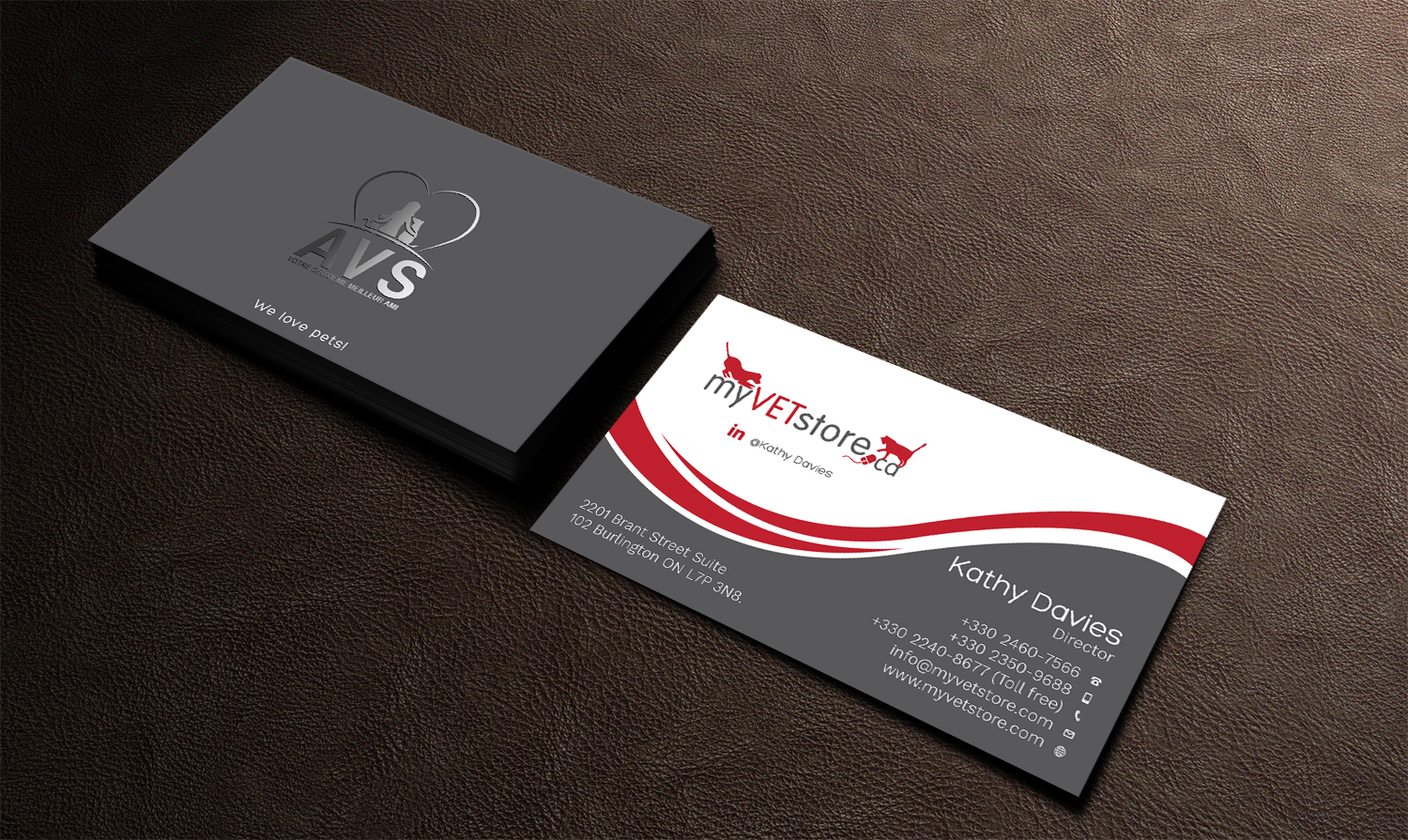 Design de Carte de Visite par Graphic Flame pour Acumenex Veterinary Solutions | Design #16026332
