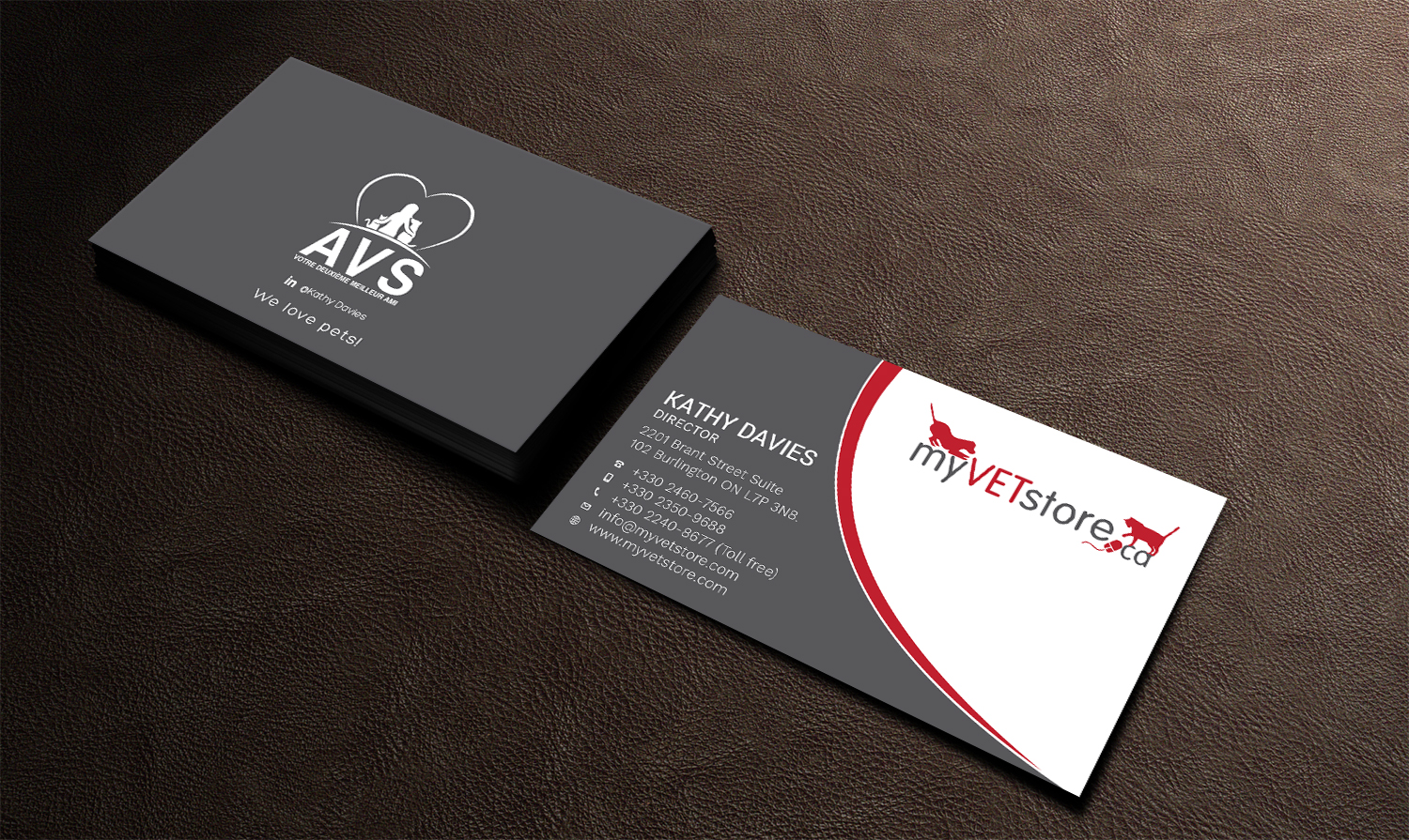 Design de Carte de Visite par Graphic Flame pour Acumenex Veterinary Solutions | Design #16026336