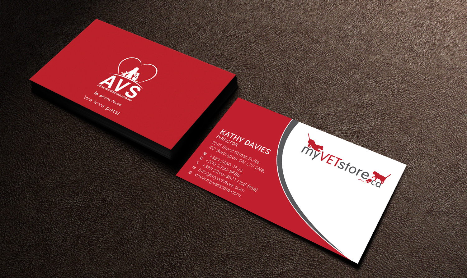 Design de Carte de Visite par Graphic Flame pour Acumenex Veterinary Solutions | Design #16026337