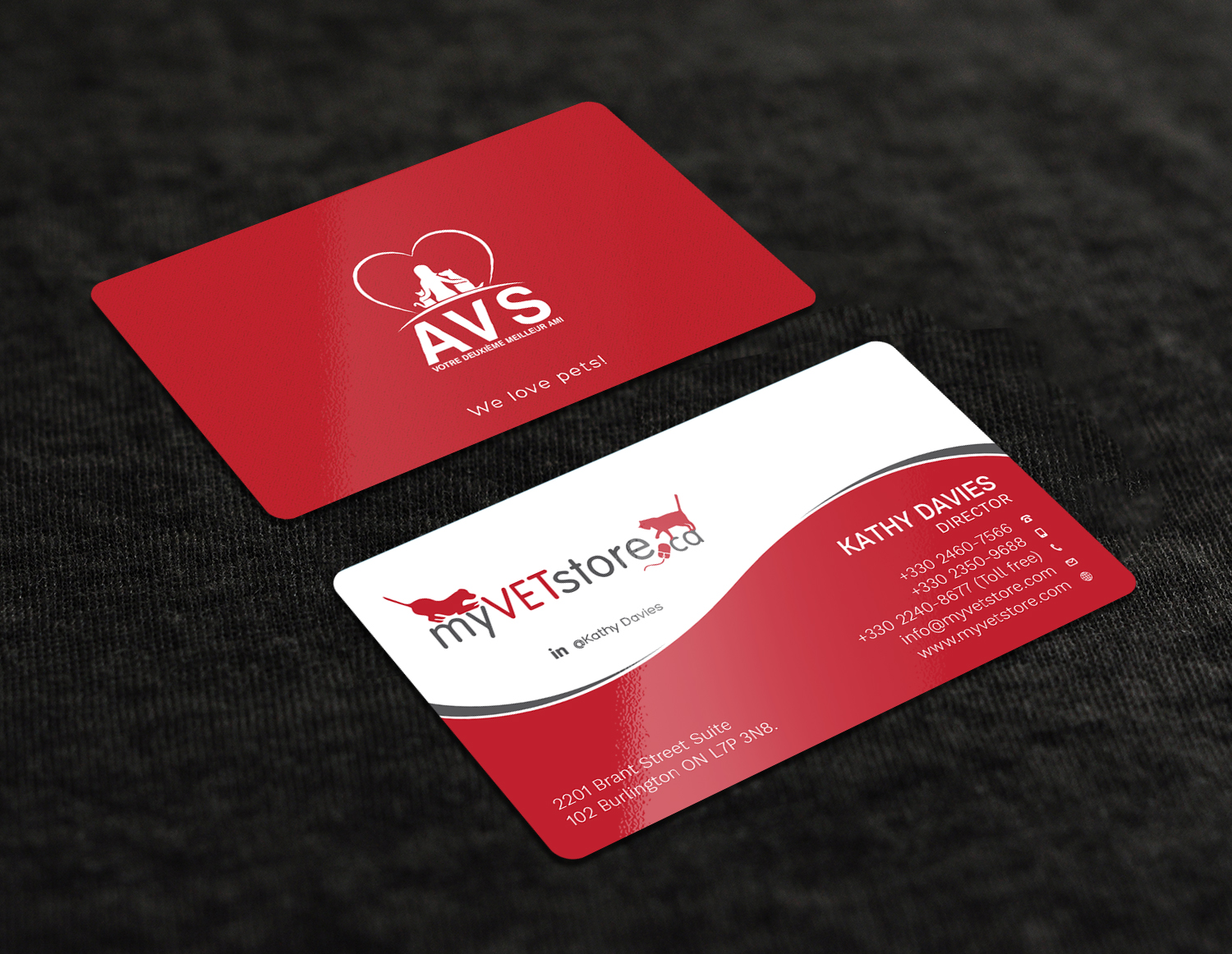 Design de Carte de Visite par Graphic Flame pour Acumenex Veterinary Solutions | Design #16026339