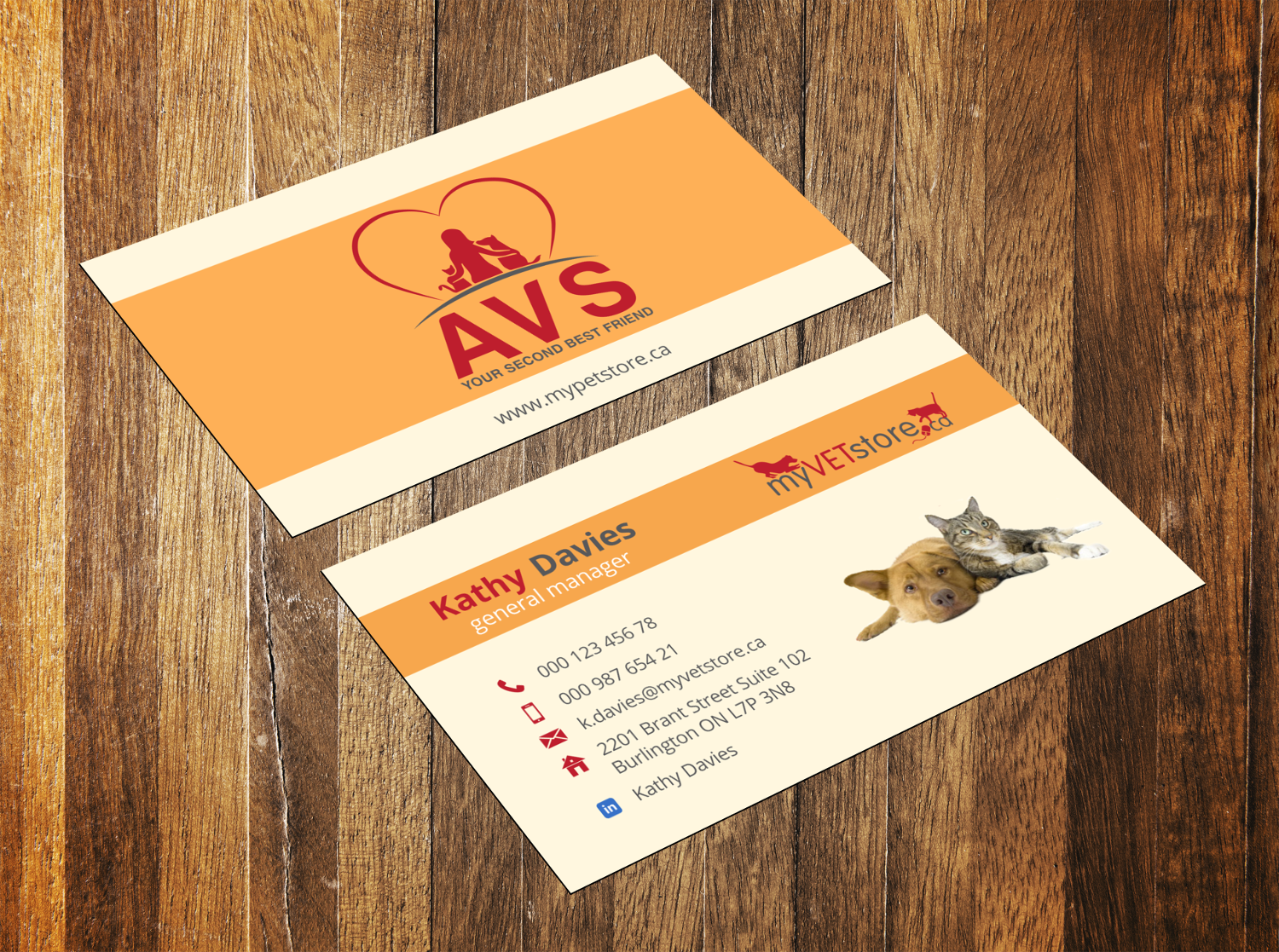Business Card Design by TanaMa Creations for Acumenex Veterinary Solutions | Design #16043879