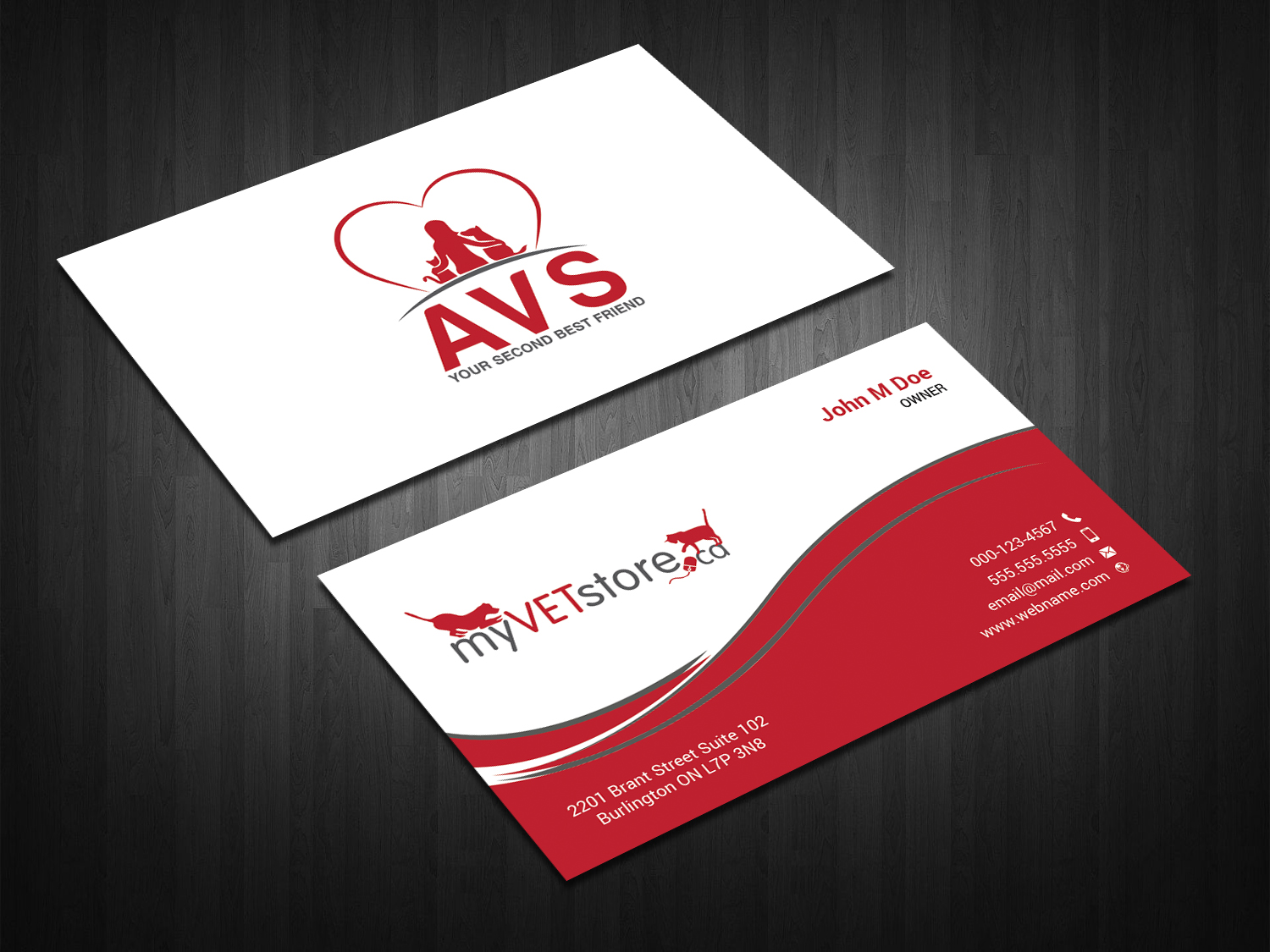Business Card Design by zahidrabby.bigc for Acumenex Veterinary Solutions | Design #16020741