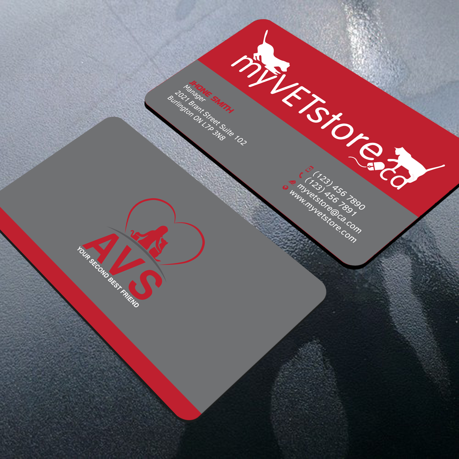 Business Card Design by HR KHAN for Acumenex Veterinary Solutions | Design #16126735
