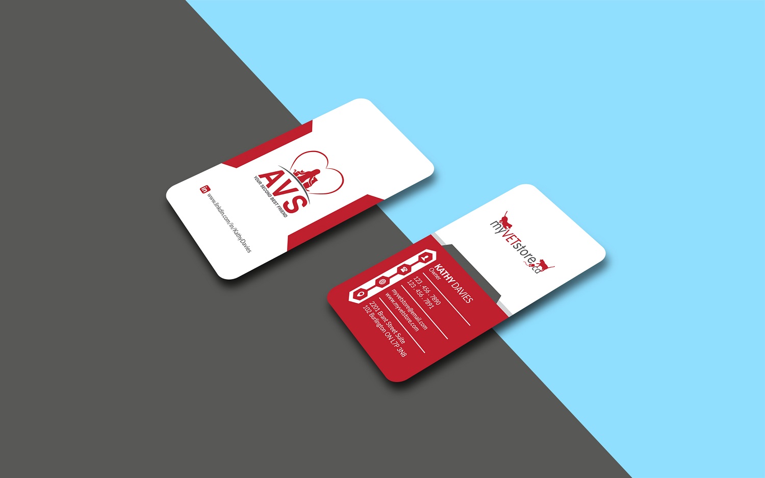 Business Card Design by TheLogoHouse for Acumenex Veterinary Solutions | Design #16042465