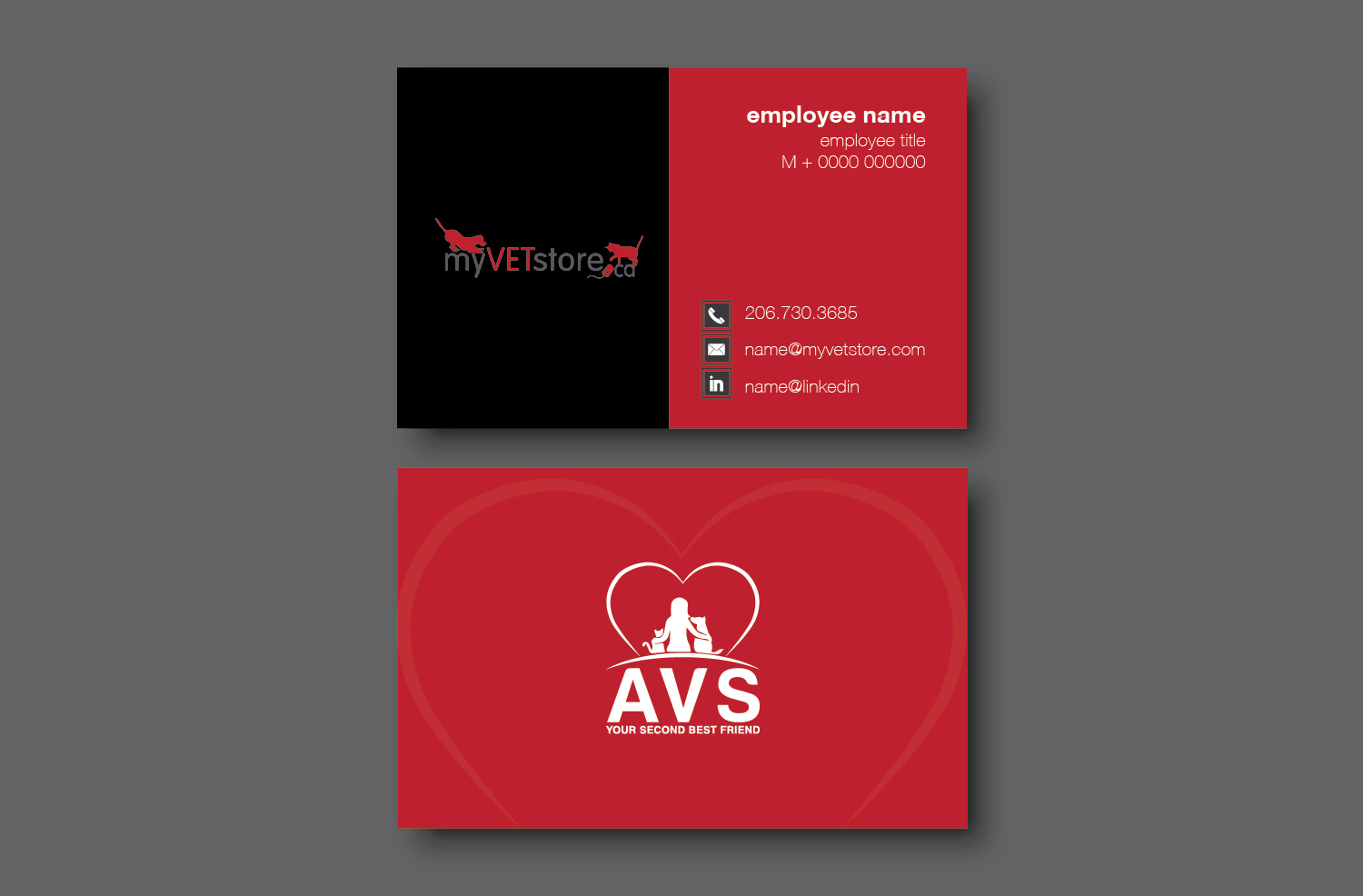 Business Card Design by Balayat843 for Acumenex Veterinary Solutions | Design #16023428