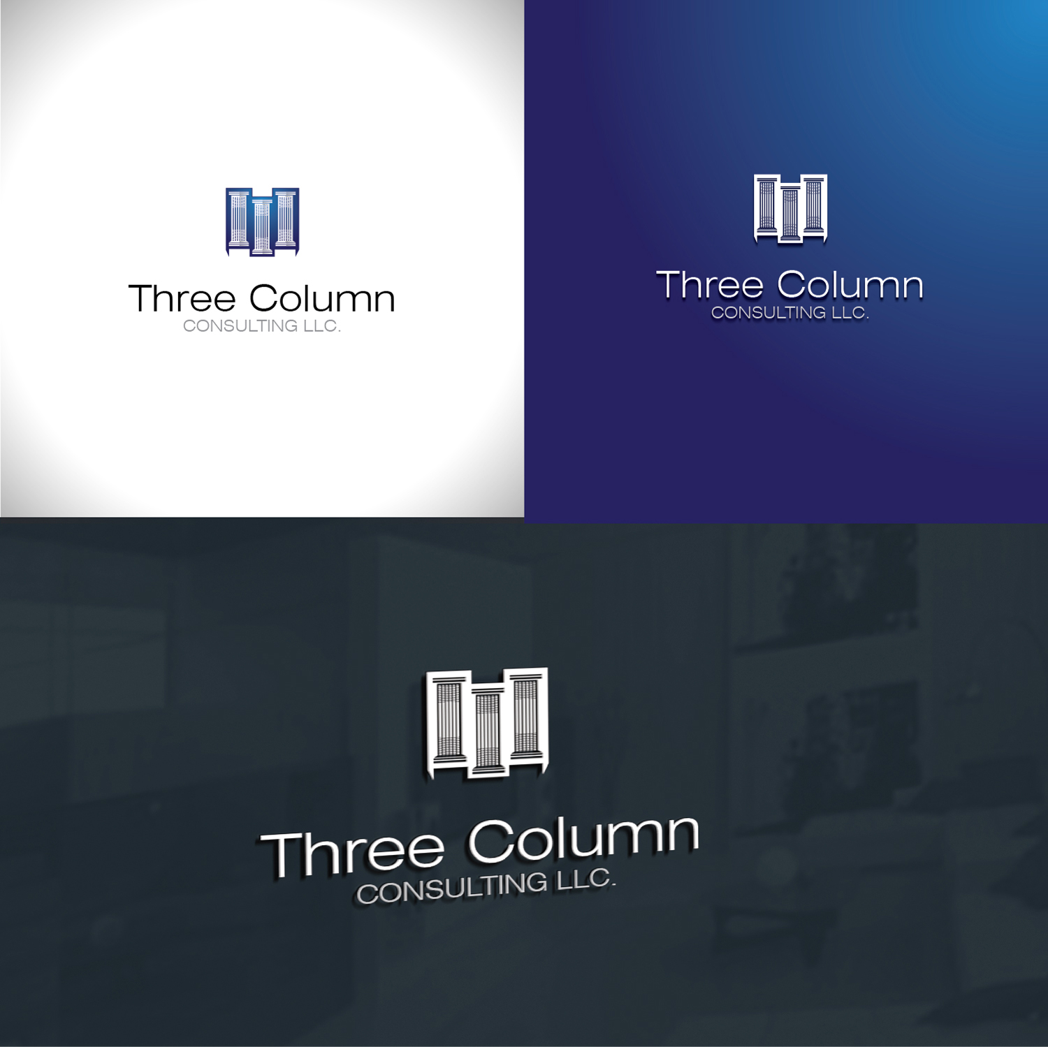 Diseño de Logo por Umer Ilyas para Three Column Consulting LLC | Diseño #16039560
