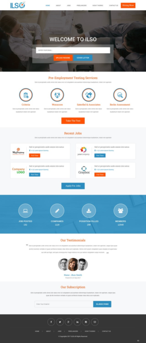 Web Design par pb pour ILSO Net, LLC | Design : #16053647